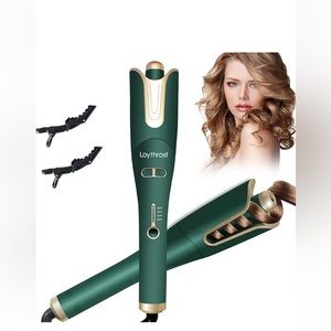 Automatic curling iron curler